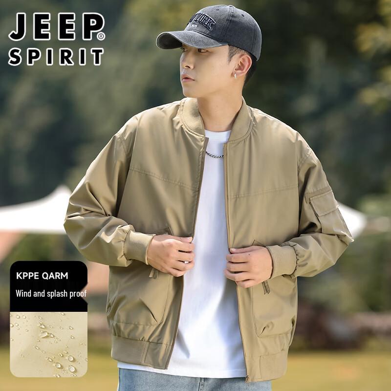 JEEP SPIRIT Men's Outdoor Windproof Bomber Jacket