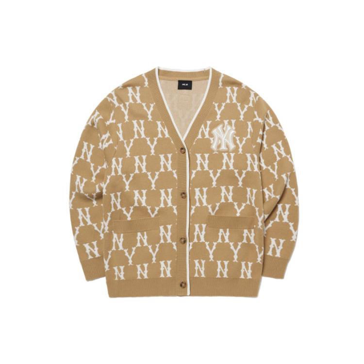 

Новый трикотаж MLB Old Flower Унисекс Темно-бежевый 3AKCM0121-50BGD XS