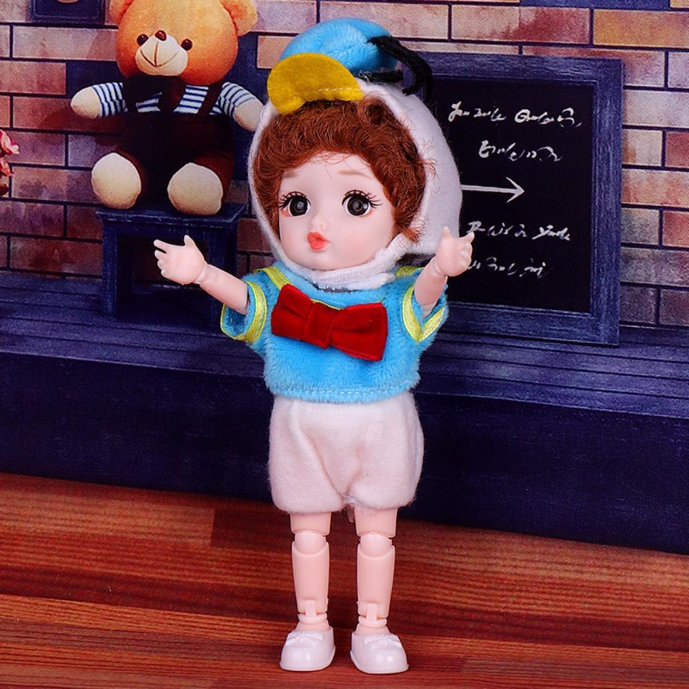 

with Clothes Cute BJD Doll with Clothes 13 Movable Joints Movable Joints Mini Girl Doll Kids Toys style F
