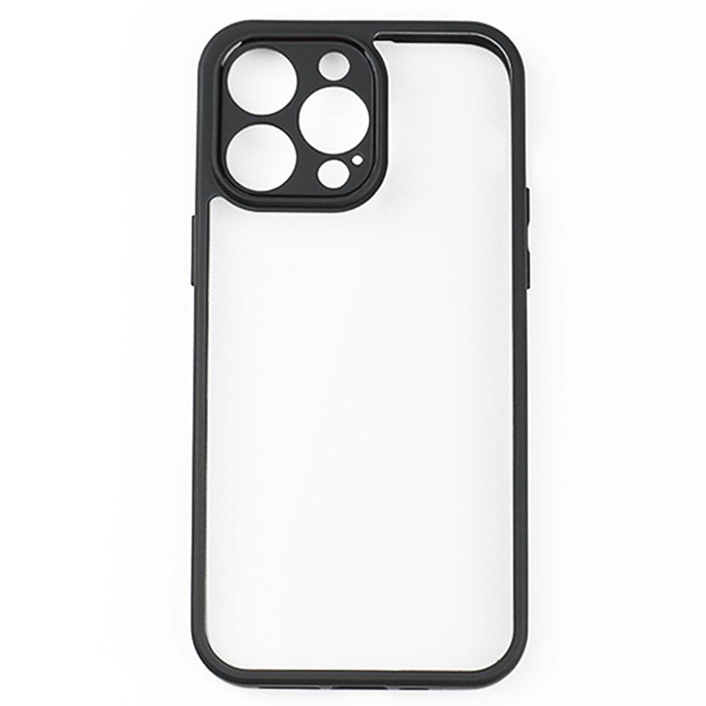 

For iPhone 14 Pro Max PC+TPU Crystal Clear Phone Case Drop-proof Cell Phone Cover A