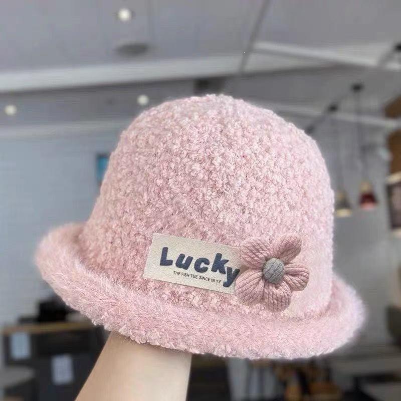 Knitted Baby Hat With Embroidered Bear Ears Warm Winter Beanie Toddlers Unisex Infant Cap