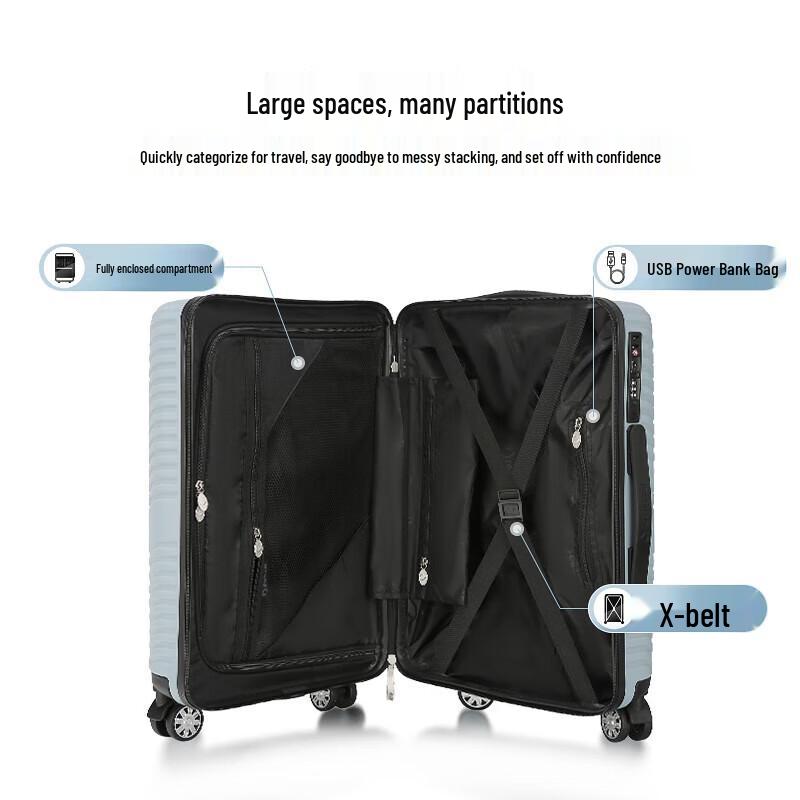 Diplomat 20-inch Titanium Carry-on Spinner Suitcase