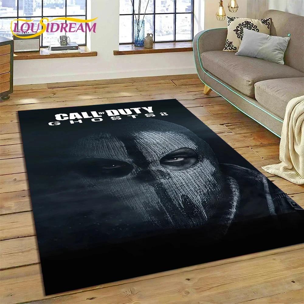 Call of Duty War Game Gamer COD Teppich für Schlafzimmer Wohnzimmer Zuhause Sofadekoration, Kinder Spiel Große Dekoration Bodenmatte Geschenk