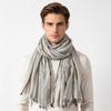 Fashion Striped Cotton Linen Scarf for Men