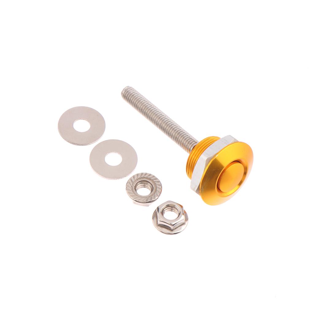 1Pcs 30/32Mm Car Push Button Bonnet Hood Pin Quick Release Latch Lock Clip Kit Aluminum Engine Exterior Parts Universal
