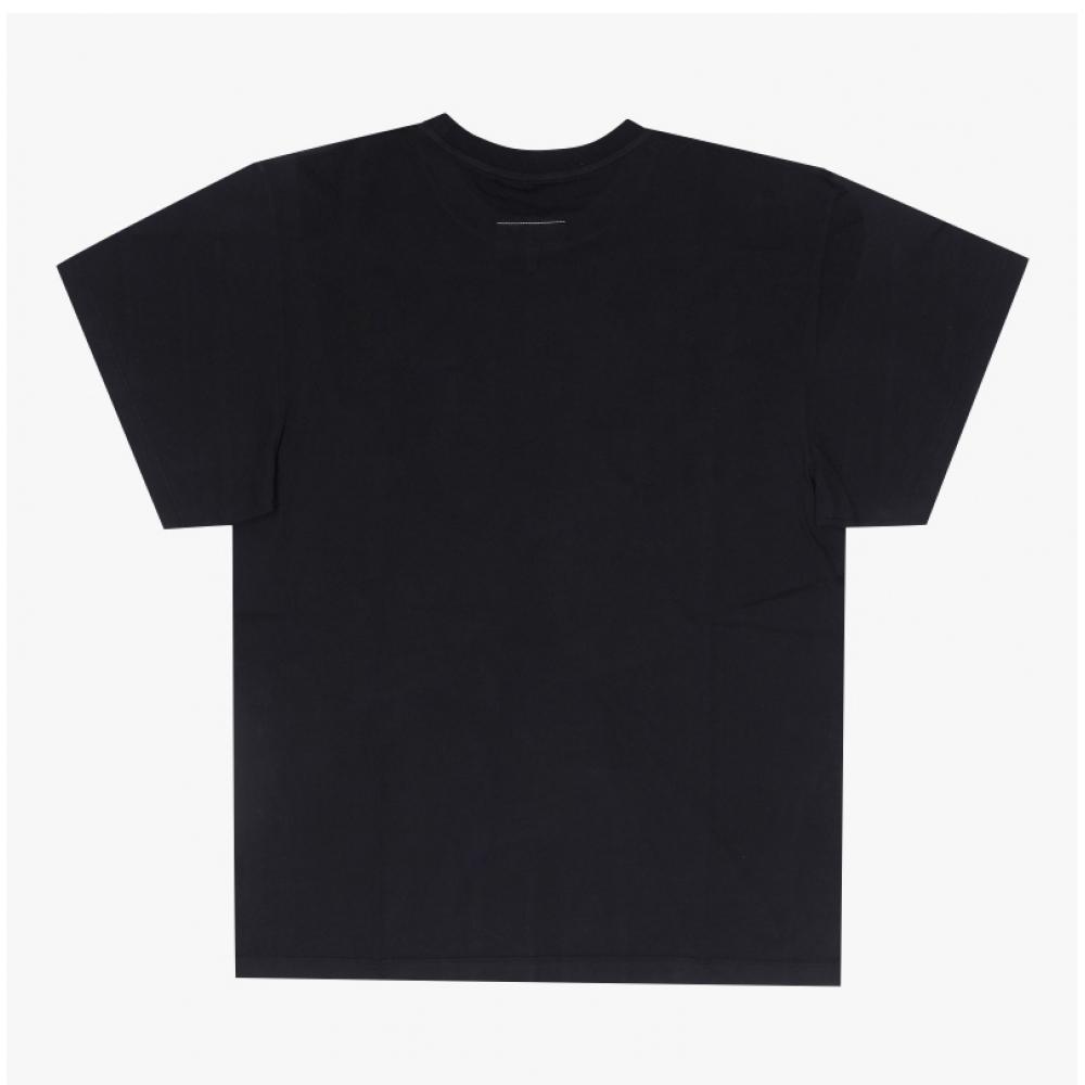 Maison Margiela Men ShorT Sleeve T shirT Numbering Logo paTch Sh0gc0071 M20258 9