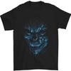 Dämonenschädel Teufel Satan Sensenmann Gothic Herren T-Shirt 100% Baumwolle