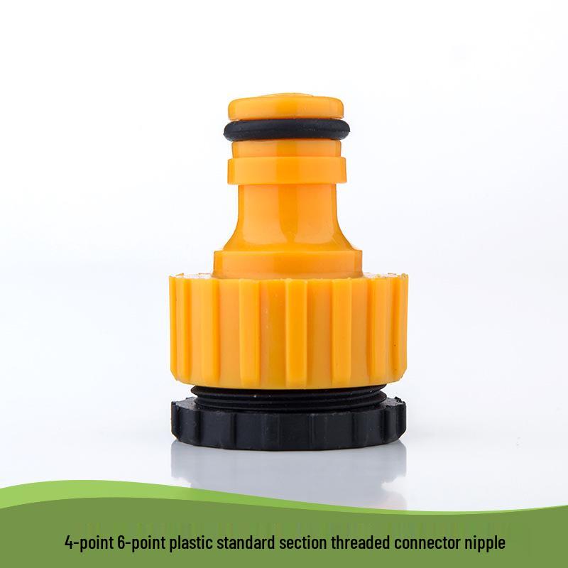 Plastic Hose Quick Connect Nipple for Car Wash - Standard Threaded Connector