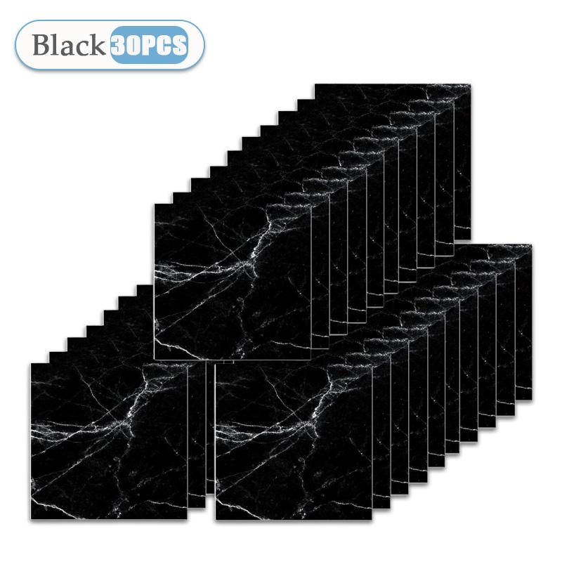 10-50PCS Marble Style Floor Stickers Thickened Self-adhesive Flooring Wear-resistant PVC Flooring Stickers Household Floor Mats