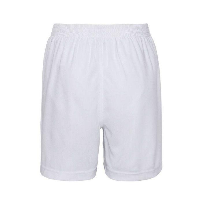 Just Cool Kids Sports Shorts Side Pockets White - - White