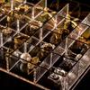 120 Grids Transparent Organizer Box Plastic Jewelry Sorting Box Nail Art Storage Box  Bathroom