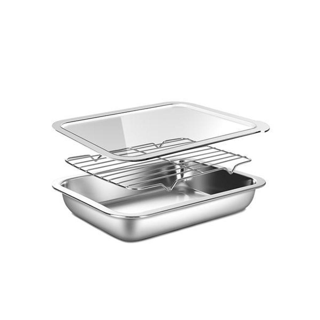 WAGENSTEIGER Stainless Steel Square Tray Set No. 1 Small (PC Cover)