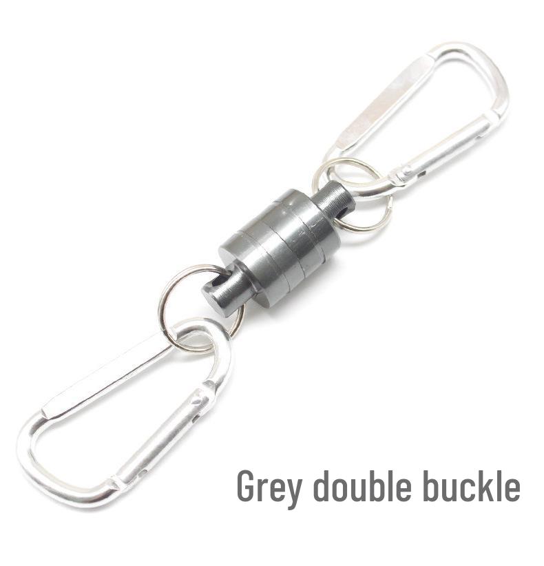 Strong Magnetic Climbing Buckle: Portable Anti-Lost Rope for Outdoor Fishing & Wireless Use