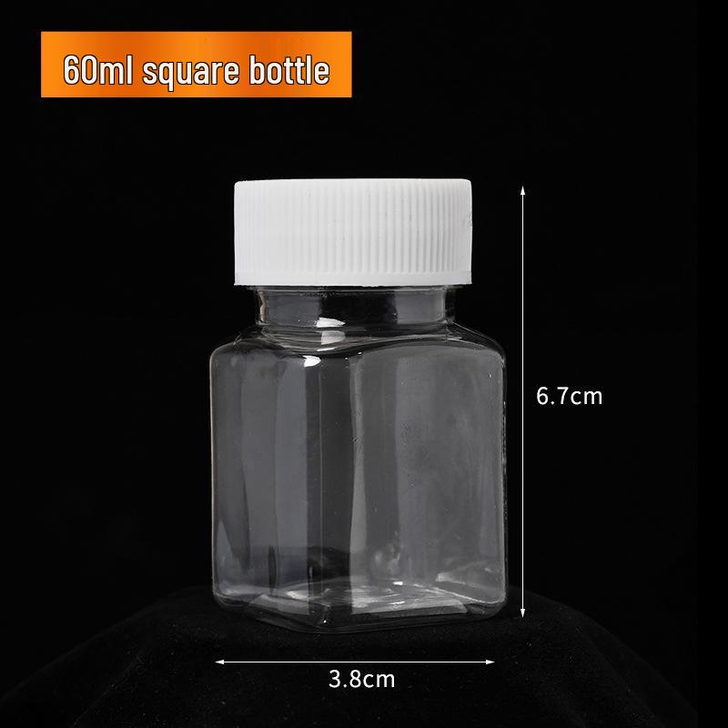 Food Grade PET Polyester Bottle with Tear-off Cap, 100ml/500ml