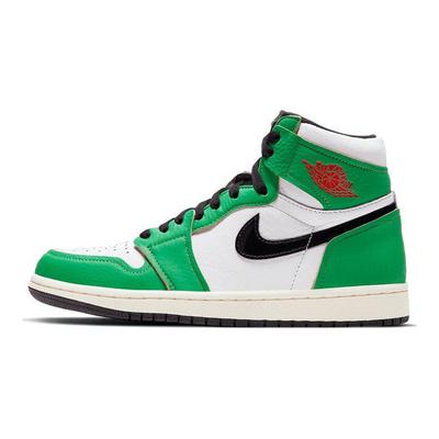 Air 1 Retro High OG Lucky Green Women Sneakers White Sail Black DB4612-300