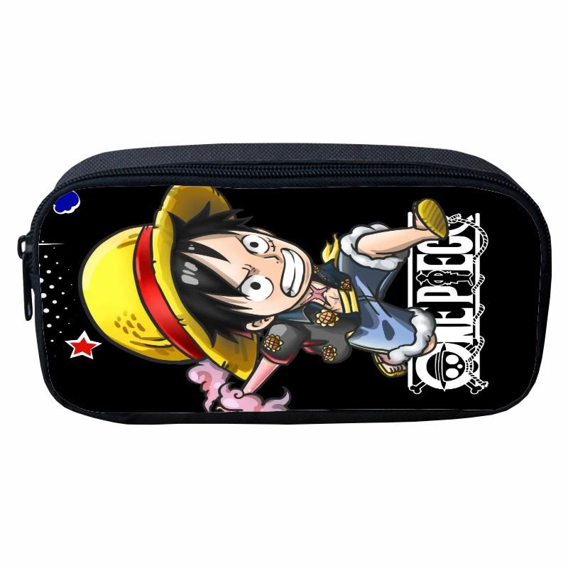 Children's Cartoon Pirate King Pencil Case - Stylish Storage for School Supplies