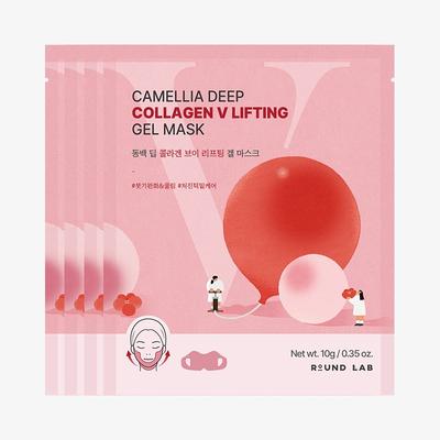 Masque Gel Camélia Collagène Profond V Lifting (4 feuilles)