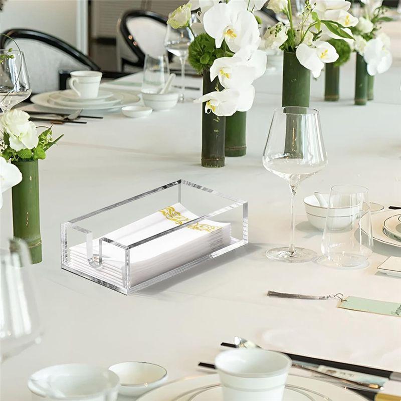 Guter Serviettenhalter Acryl Serviettenhalter für Tisch Cocktail-Serviettenhalter, Servietten-Spender für Zuhause