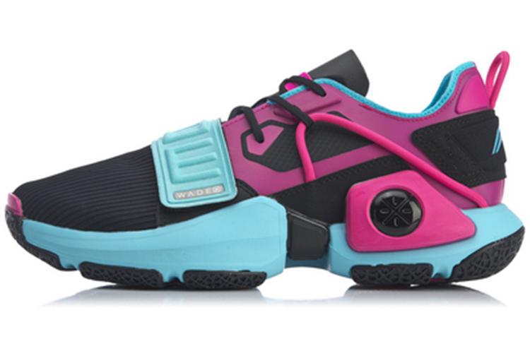 Li Ning Wowtr Нескользящие износостойкие низкие мужские баскетбольные кроссовки Черные ABBQ003-2 41.5