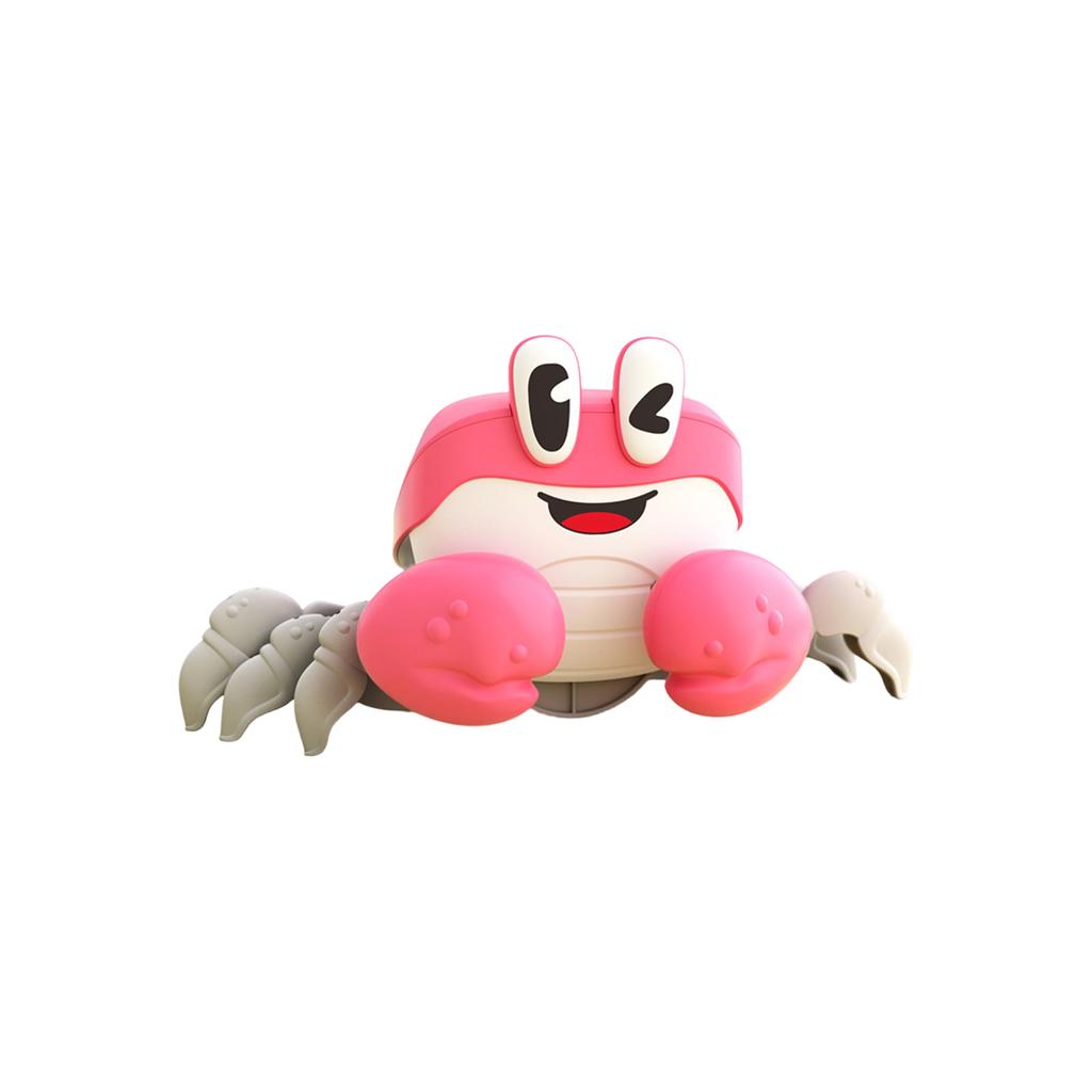 Електрична іграшка-краб для втечі, щоб малюки повзали, ходили та уникали перешкод. Іграшка зі звуком та світлом.