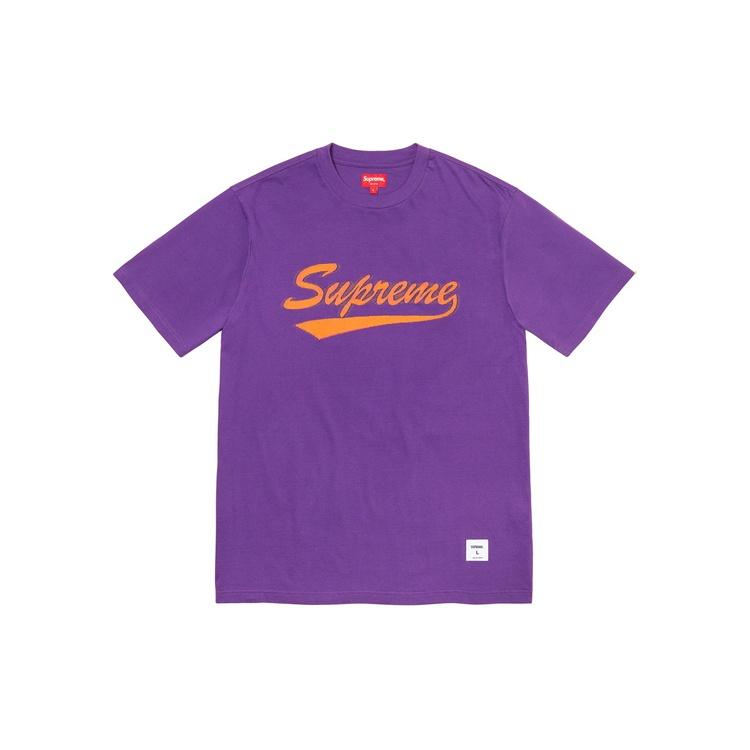Supreme Intarsia Script Short Sleeve Top Unisex SUP-SS20-535