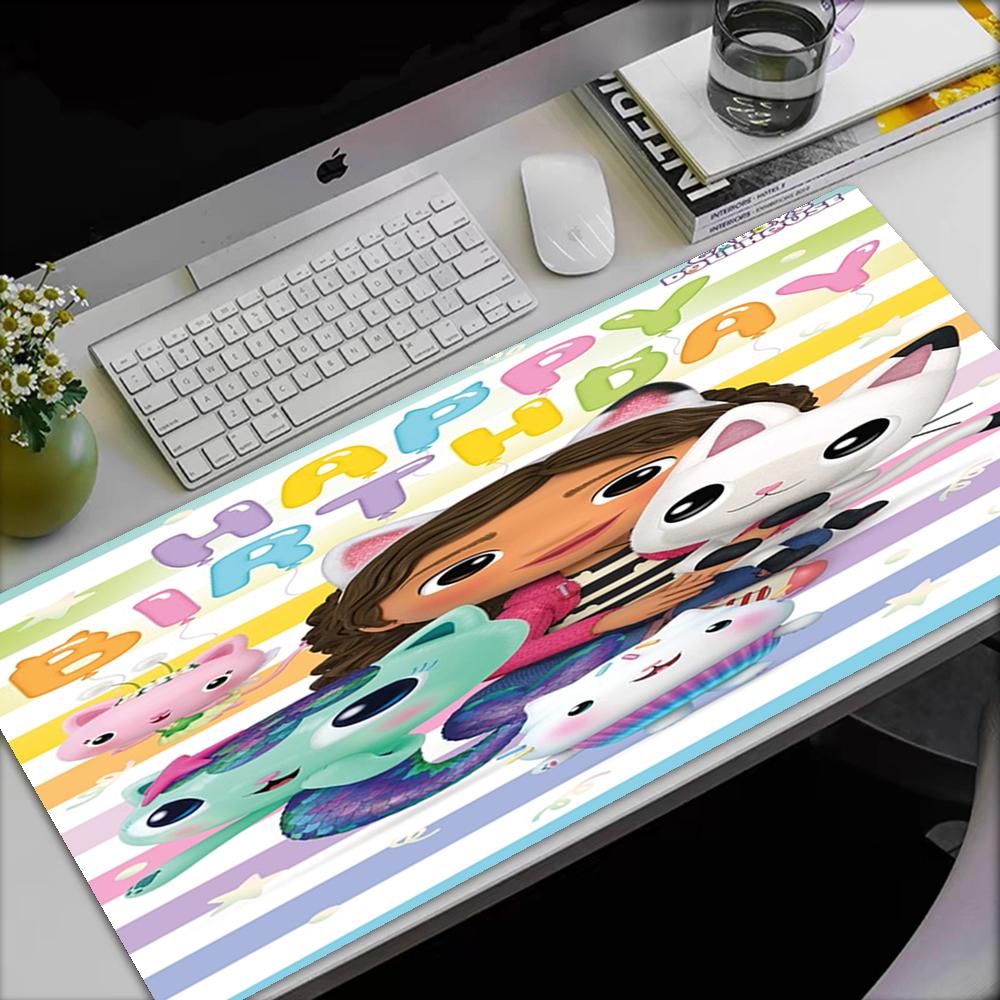 Gabby’s Dollhouse Theme Mouse Pad, Non Slip Rubber Base, Multifunctional Office & Home Decor, Perfect for Workspace Personalization.