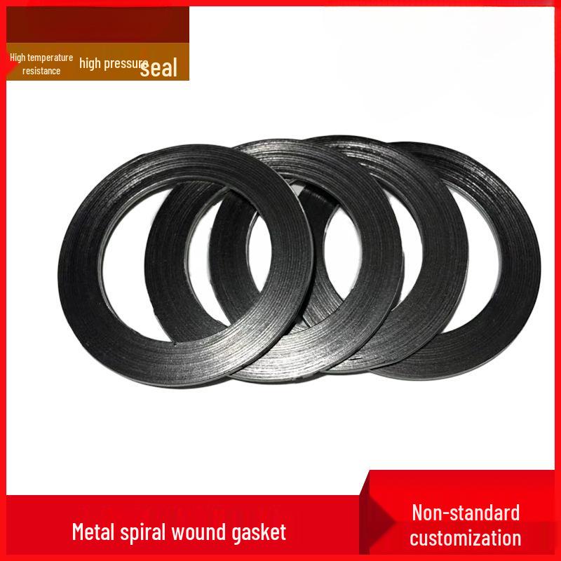Metal Jacketed High-Temp Flange Gasket, Graphite, DN20/25/40/50/65/100