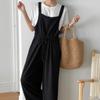 Shop   Women String Straight Fit Easywear Jumpsuit Black Ara Wpt 3092