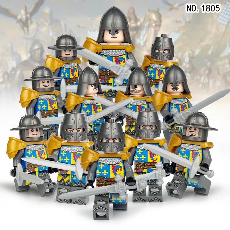 Cross-Border High-Quality M1805 High-Quality Medieval Military figure High-Quality Building High-Quality Block High-Quality Toy