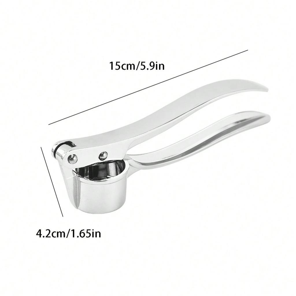1Pc Heavy Duty Garlic Press, Professional Garlic Crusher And Mincer, Ergonomic Garlic Crush Tool With Easy Squeeze Handle, Kitchen Gadgets