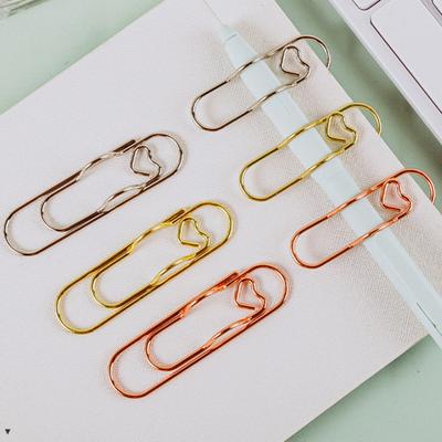 6 Adet Metal Kalp Şeklinde Kalem Klipsi Defter Kalem Tutucu Renkli Ataç Sevimli Şekilli Klipsler Okul Malzemeleri Düzenleyici
