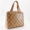 Chanel Wild Stitch Tote Bag A14693 Beige Calfskin Women Used
