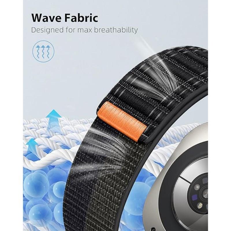 Nylon Loop Sport Band Compatible with Samsung Galaxy Watch 8 40mm/44mm/46 mm 2026 Soft Adjustable Replacement Strap Women Men
