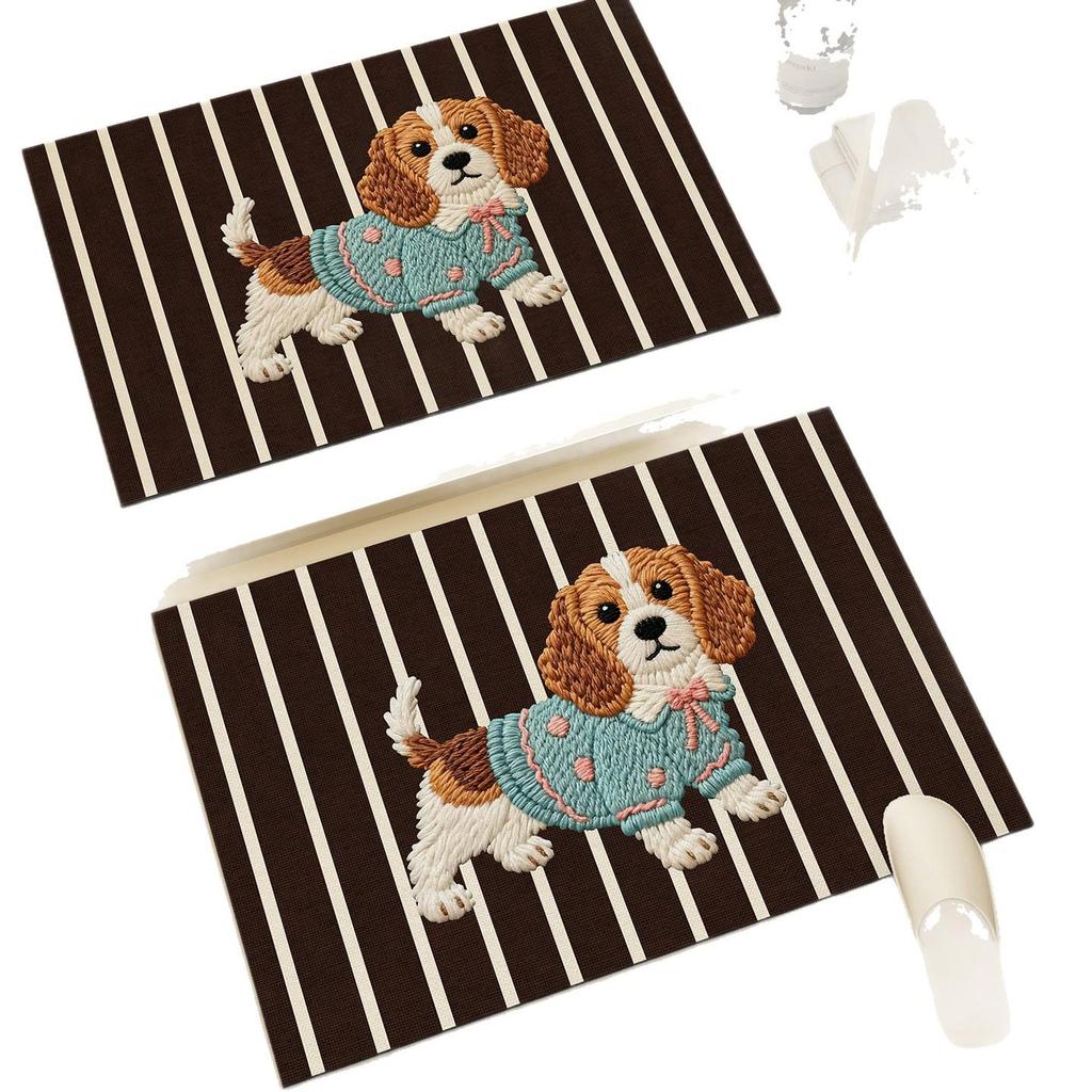 Cartoon Cute Quick-Dry Non-Slip Bathroom Mat - Absorbent, Dirt-Resistant, Easy-to-Clean Diatomaceous Earth Design.