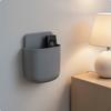 Wall Mount Remote Holder Punch Organizer Box No Required for Living Room,