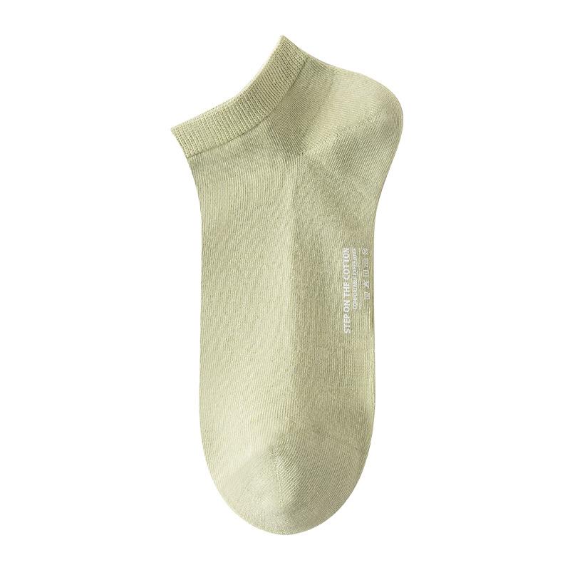 Female Spring and Summer Pure Cotton 7A Antibacterial Deodorant Sweat Absorption with Short Boat Socks