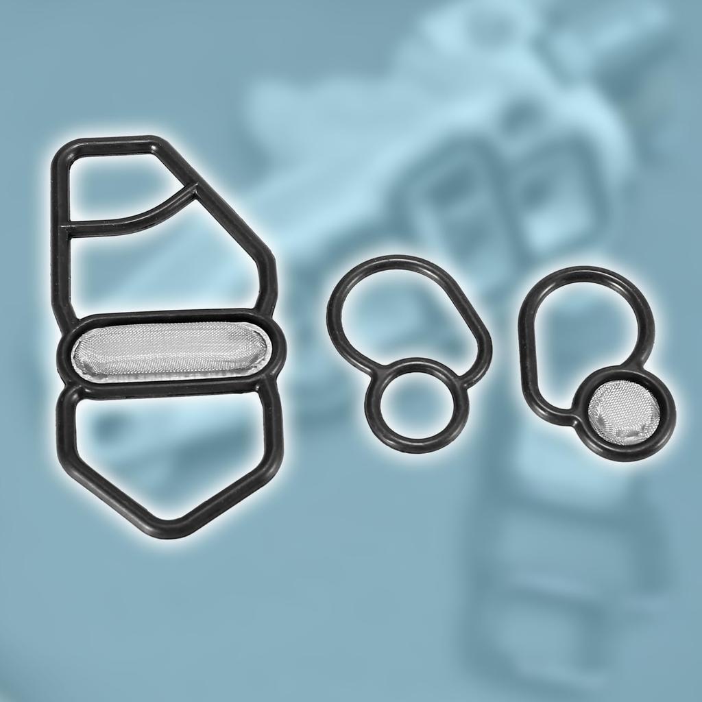 X AUTOHAUX Car Solenoid Gasket Kit 15825-P08-005 36172-P08-005 36172-P08-015 Compatible