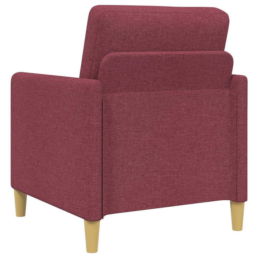 Storage Sofa Set 2 pcs Burgundy Polyester