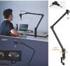 LogiLink Microphone Arm 3/8" & 5/8" Desktop Microphone Stand Scissor 360° Streaming Podcast Gaming