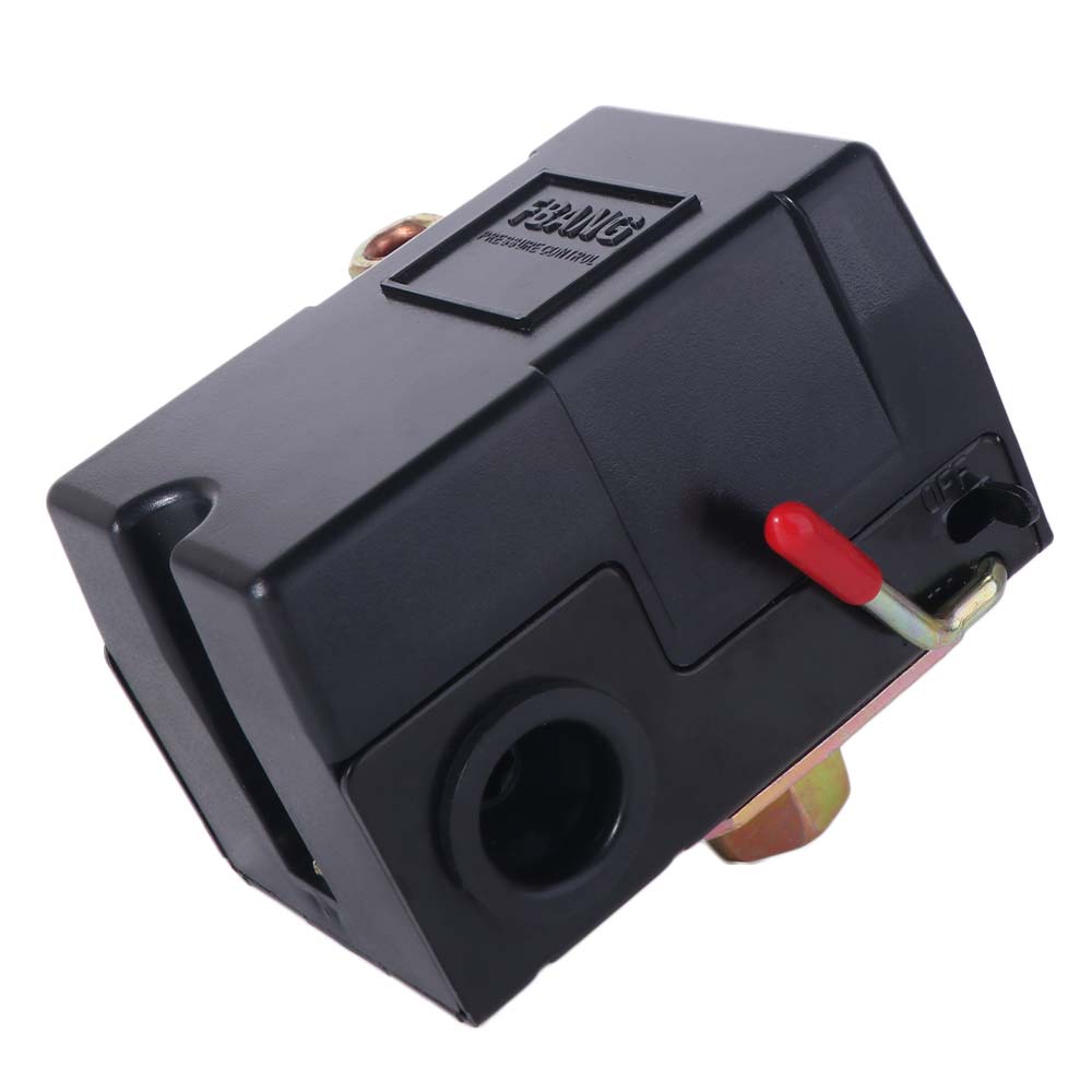 90-120 PSI Włącznik ciśnieniowy ręczny Części zamienne 1 Port poziomy zawór sterujący 220V 5-8 Bar Regulator ciśnienia powietrza