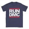 Run DMC Logo T-Shirts for Awesome Cotton Tee Shirt Round Neck Short Sleeve T Shirt Birthday Present Tops