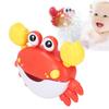 Dancing Crab Bubble Machine Music Electronic Crab Bubble Blower for Children Kids Washroom
