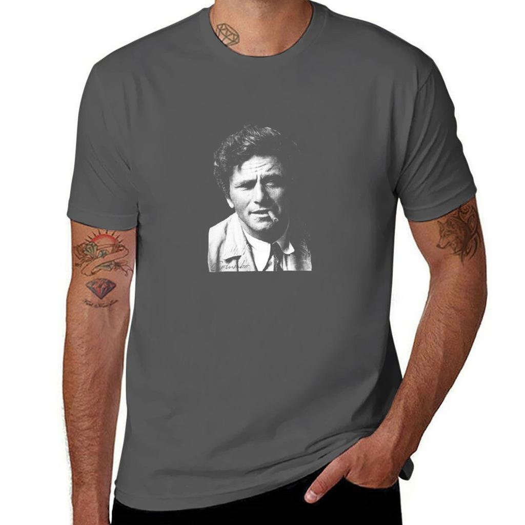 Columbo Portrait T-Shirt Feuchtigkeitsregulierendes Sport-T-Shirt