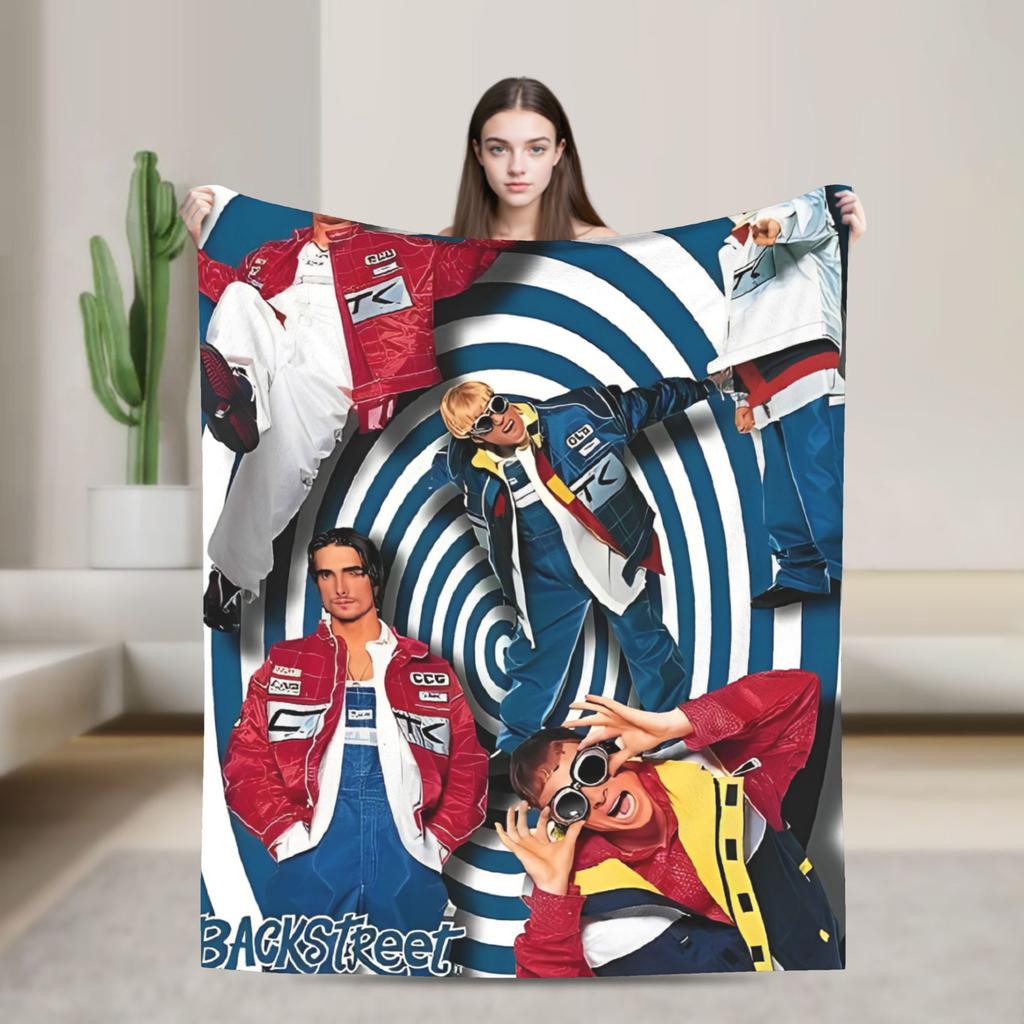 BSB Backstreet Boys Band Blanket Quality Warm Soft  Throw Blanket Autumn Decorative Living Room Funny Bedspread