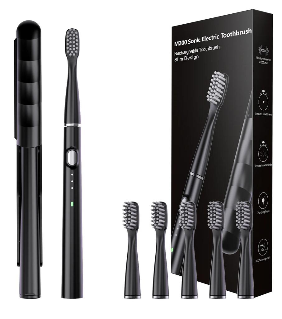 Electric Toothbrush Fine Branch Sonic Toothbrush Hollow Cup Motor Home Travel Toothbrush IPX7 Waterproof Electric Brush