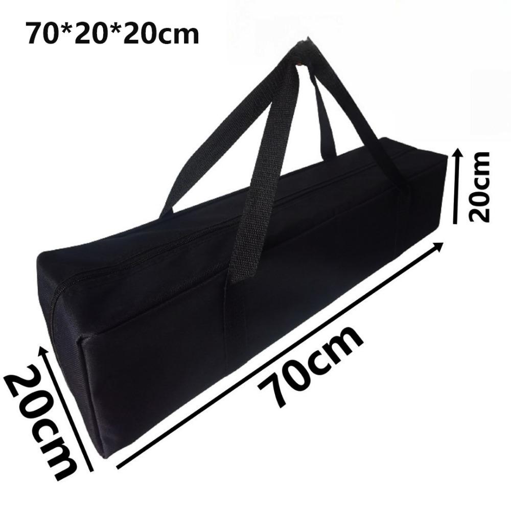 Borsa Portaoggetti Nera Grande Borsa per Palo Tenda in Tela Nuova Borsa Portaoggetti in Tessuto Oxford Forniture da Esterno