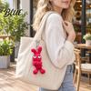 Anniversary Gift for Her Hand-Crocheted Proud Bunny Keychain Cute Handmade Crochet Rabbit Charm Pendant Soft Wool Plush Pendant Multi‑use