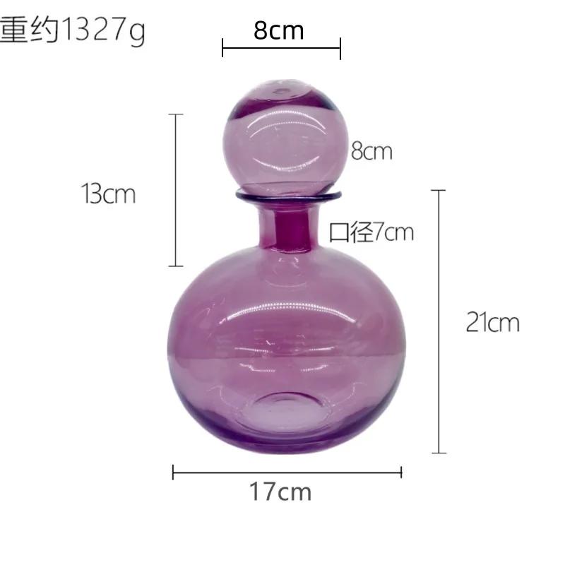 

Творческий свет Роскошная прозрачная стеклянная ваза Обеденный стол Водная ваза Украшение скандинавского дома Цветочная композиция Декоративное искусство