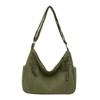 New Corduroy Bag Female Students Class Crossbody Bag Large Capacity Commuter Jane Tote Bag About Shoulder Bag