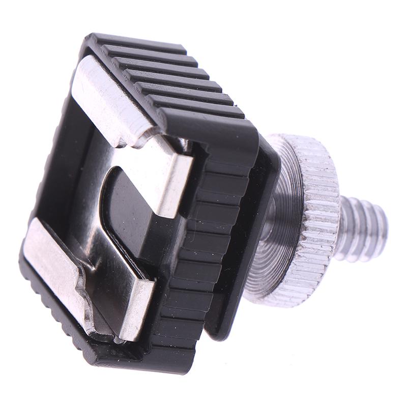 Adaptor de montare a pantofului cu șurub metalic de 1/4 inch Trepied pentru suport de lumină
